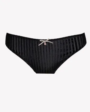Kitty Girl Velvet Ribbed Hipster