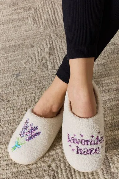 LAVENDER HAZE SLIPPERS