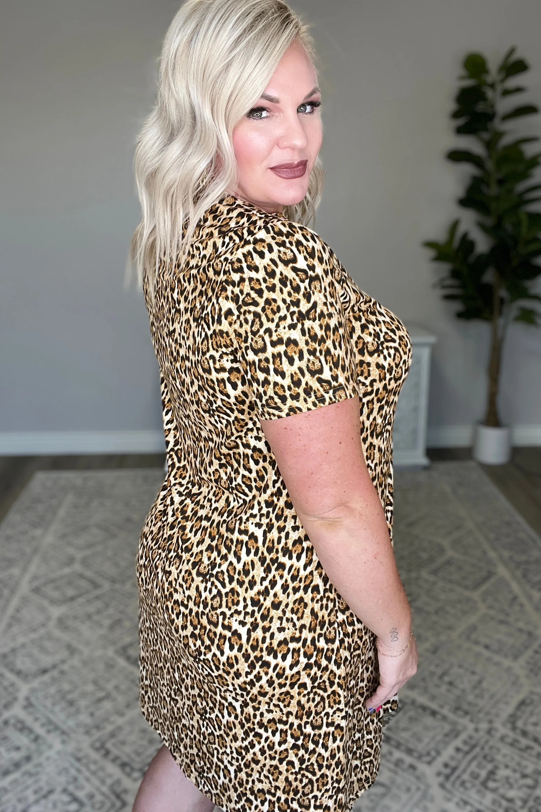 Lead Me On Leopard Print Dress
