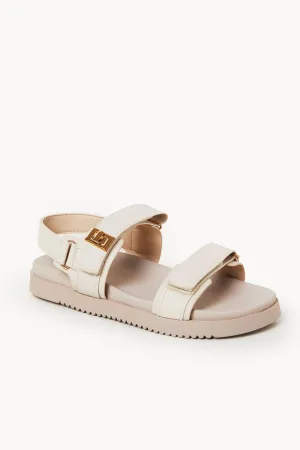 Lenora Ivory Slingback Sandals