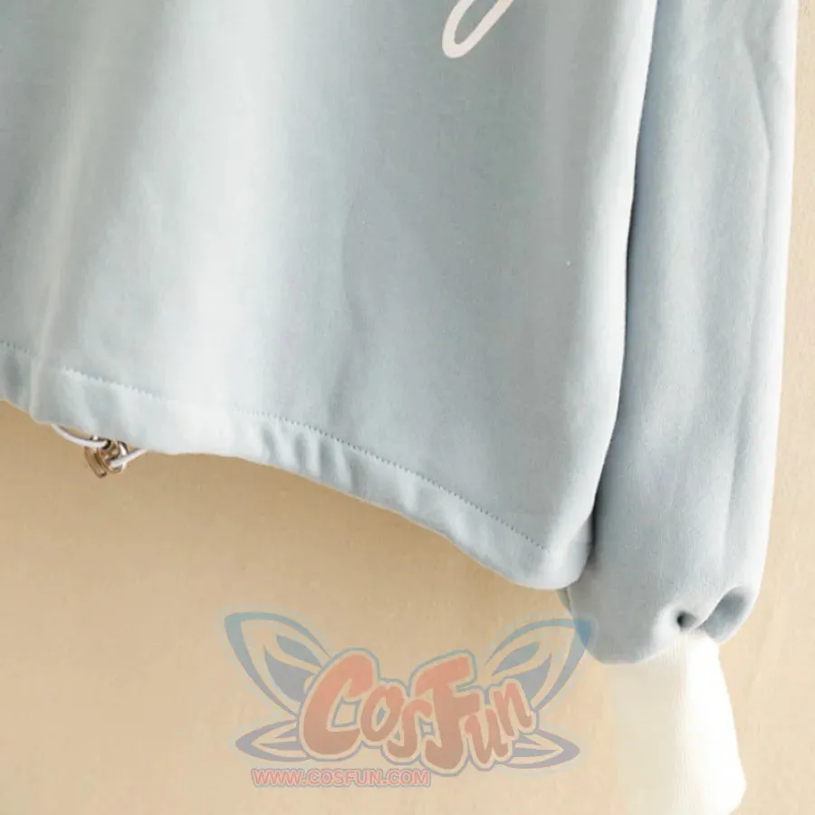 Letter Print Fake Two-Piece Hoodie mp005899