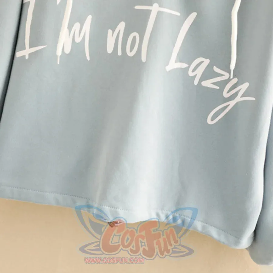 Letter Print Fake Two-Piece Hoodie mp005899