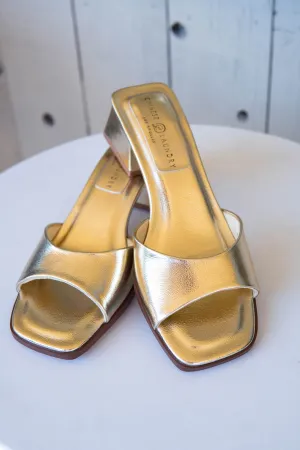 Liinda Heel Metallic Gold