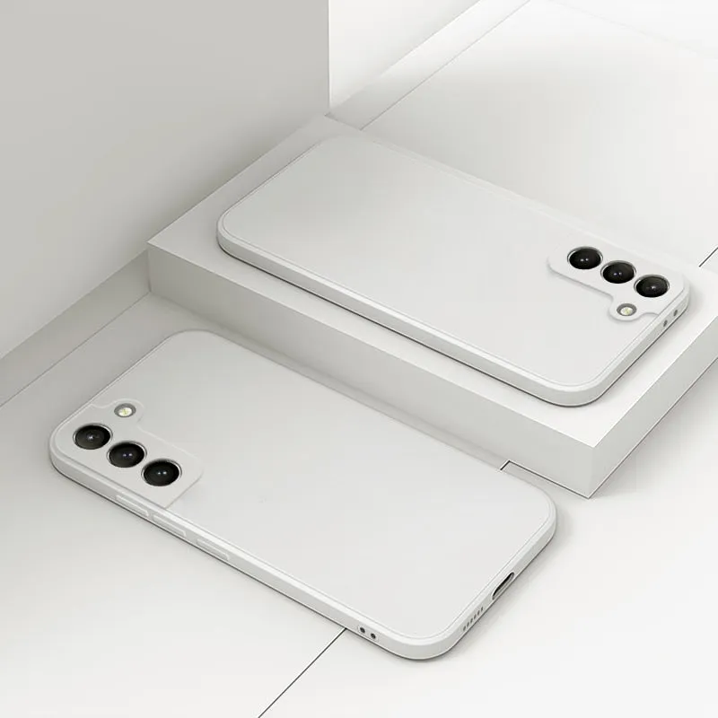 Liquid Silicone Soft Thin Phone Case for Samsung Galaxy