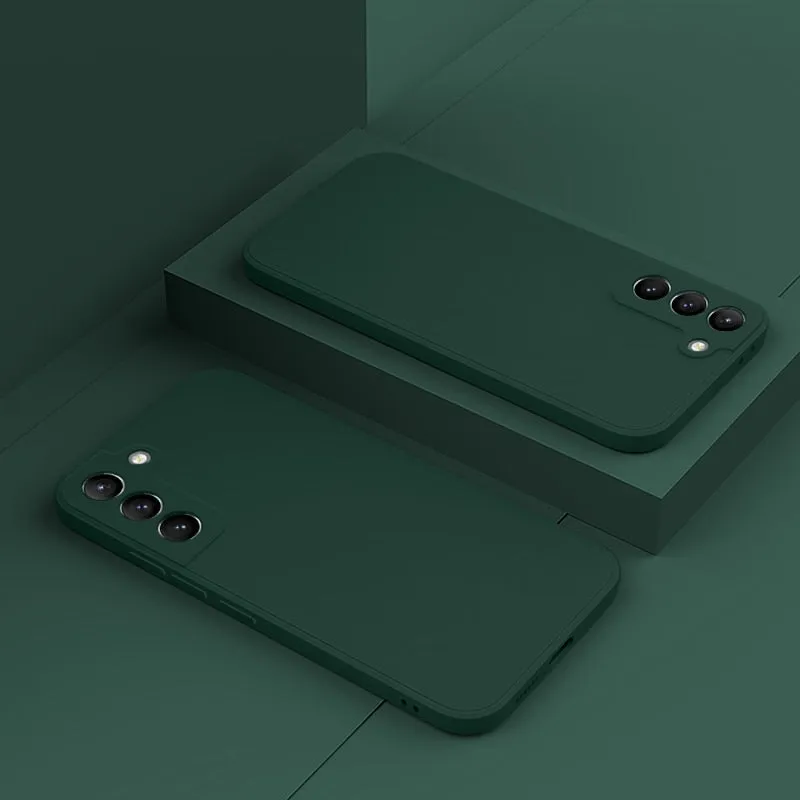 Liquid Silicone Soft Thin Phone Case for Samsung Galaxy