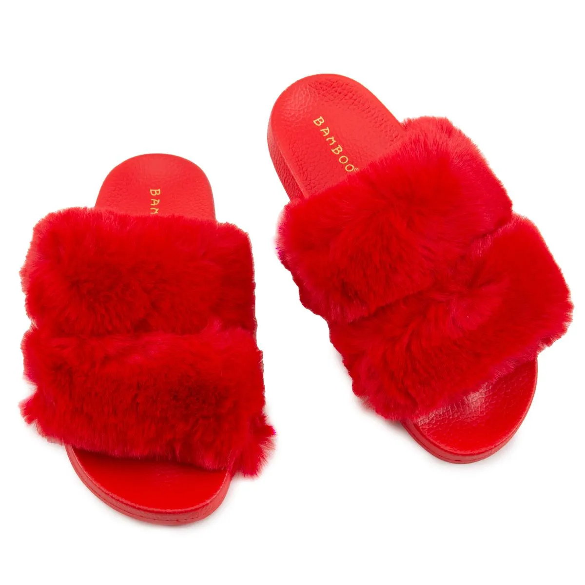 Liv-05 Two Band Fur Slides