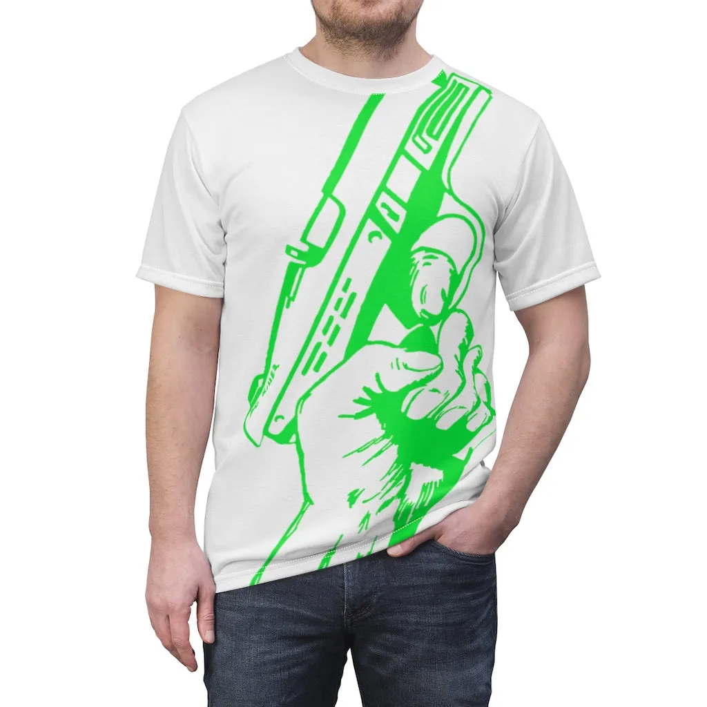 Loaded Lime & White T