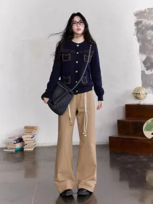 ‘London Art School' - Navy Two-Piece Set
