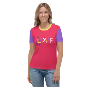 LOVE (for the Disability Community) Women's Crew Neck T-shirt