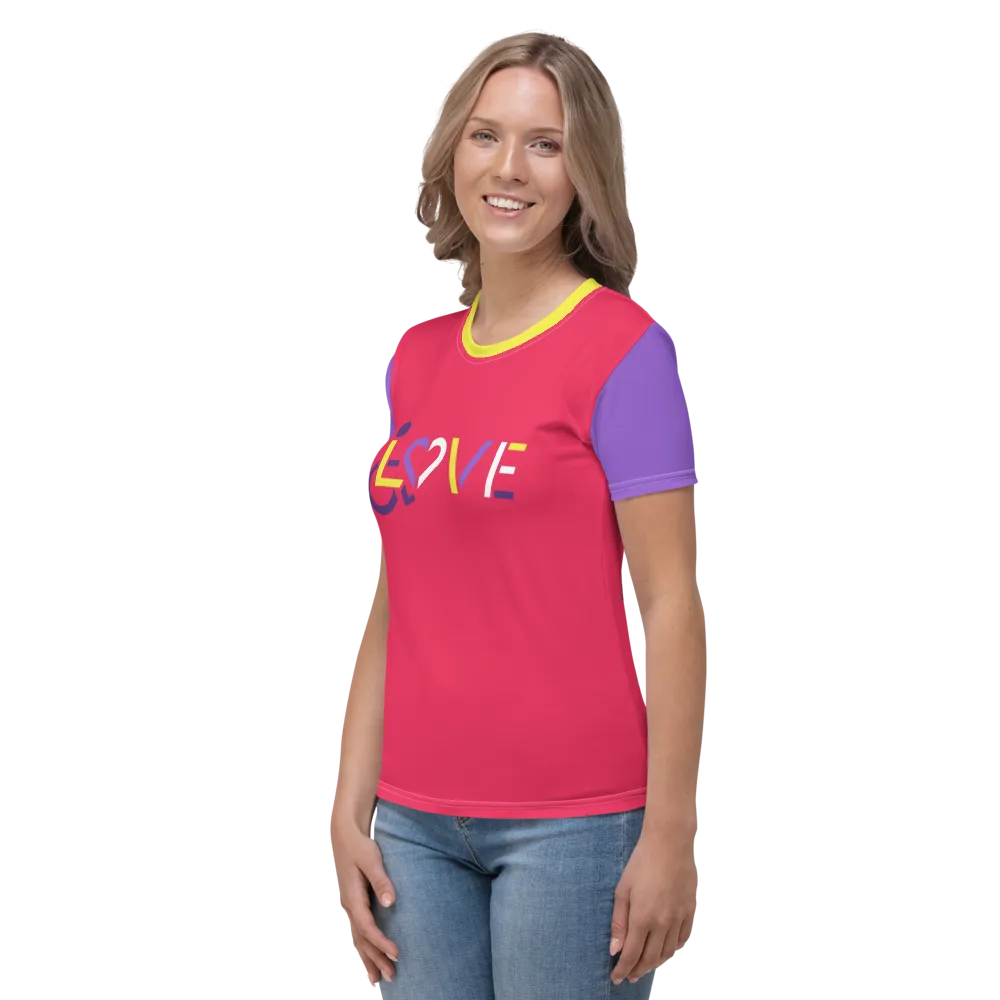 LOVE (for the Disability Community) Women's Crew Neck T-shirt