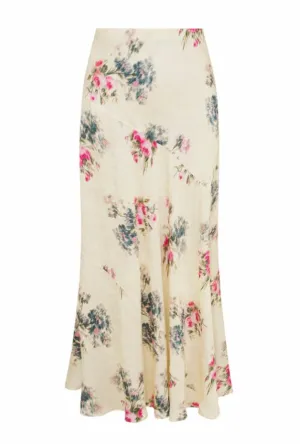 Love Shack Fancy Bertha Skirt - French Ivory