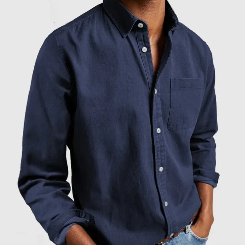 Luca – Versatile Men’s Denim Shirt