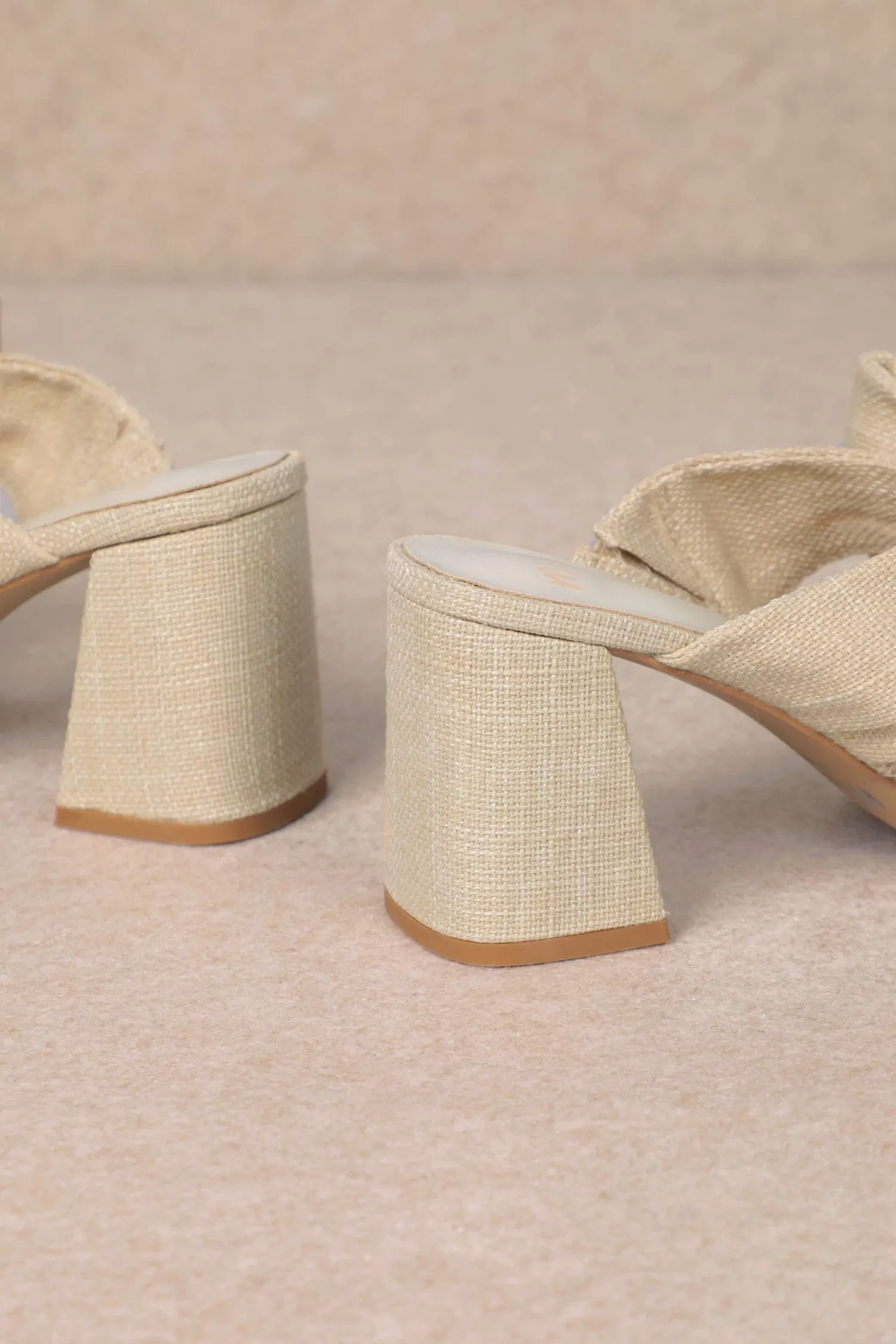 Lucy Double Strap Bow Heels