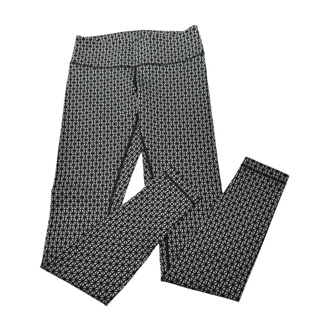 Lululemon Black Print Pants Active Women's Size 4