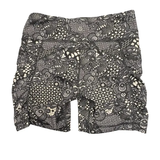 Lululemon Black Print Shorts Size 6