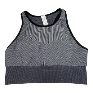 Lululemon Black Print Sports Bra Size 8