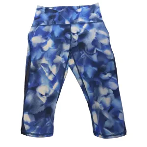 Lululemon Blue Print Capris Active Women's Size 6