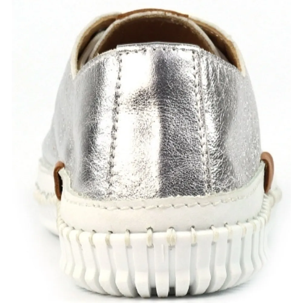 Lunar Starlet II Silver Leather Shoes