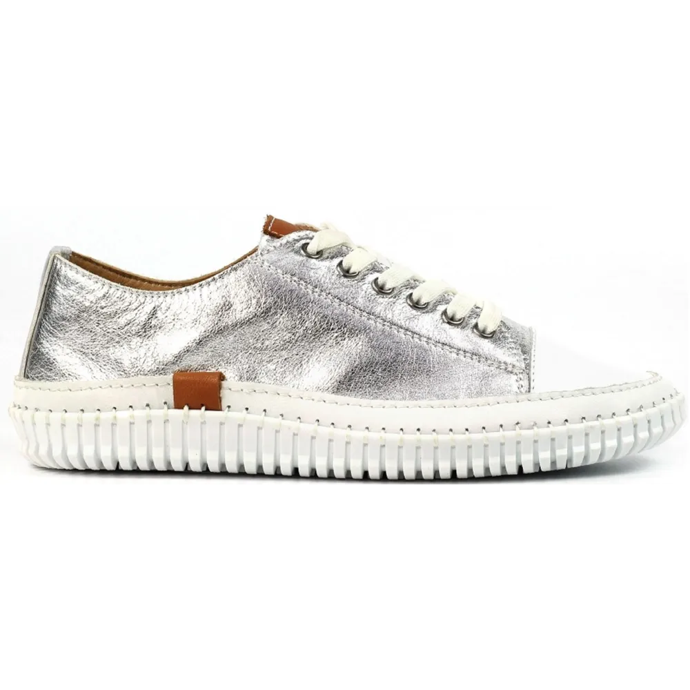 Lunar Starlet II Silver Leather Shoes