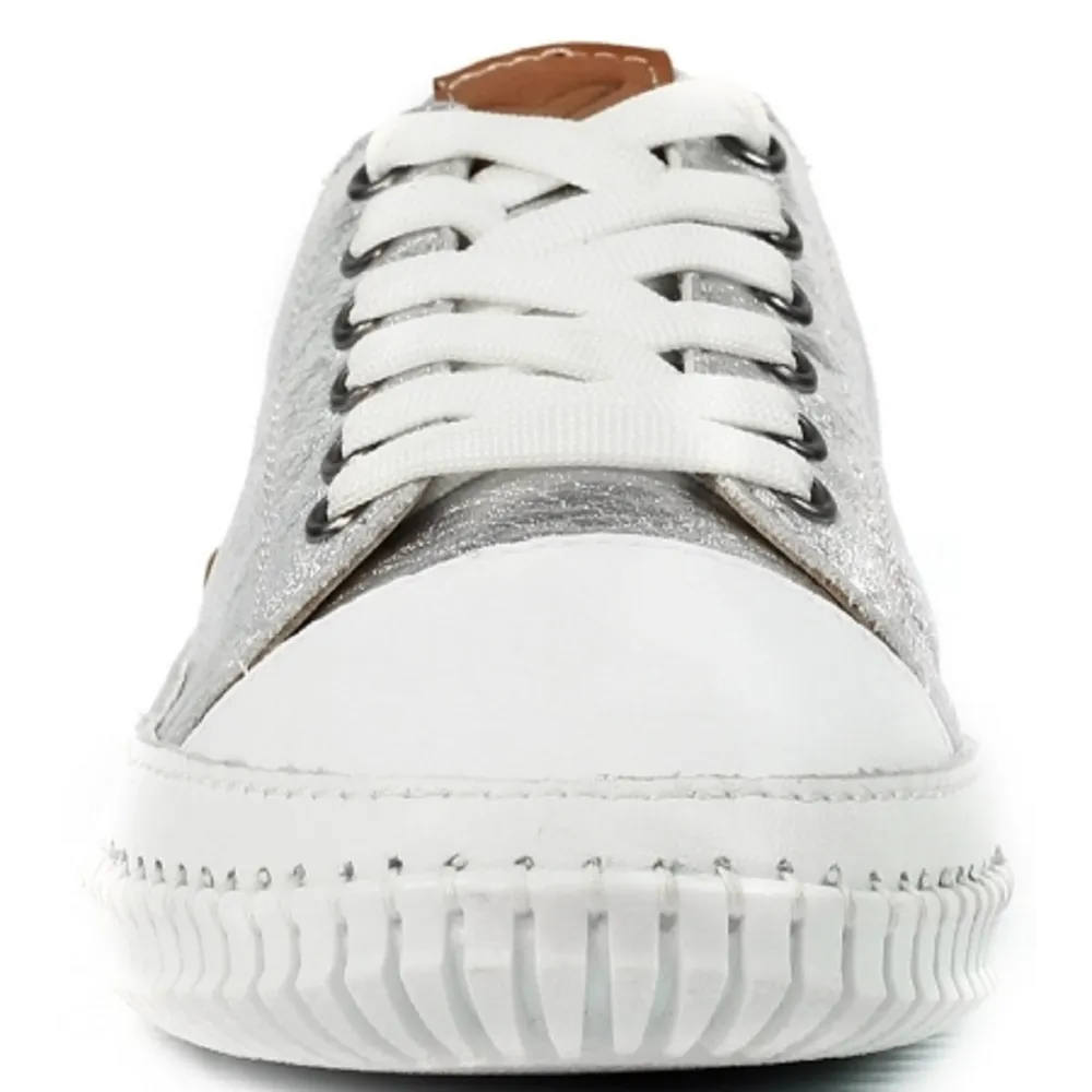 Lunar Starlet II Silver Leather Shoes