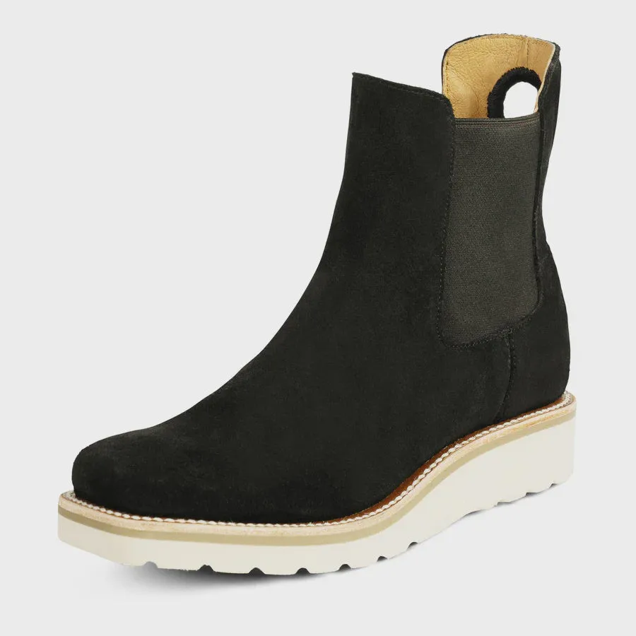 Macie Bean Black Suede Swedge M2203