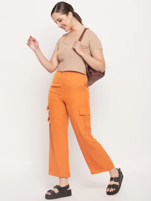 Madame Scoop Neckline Cotton Crop Top