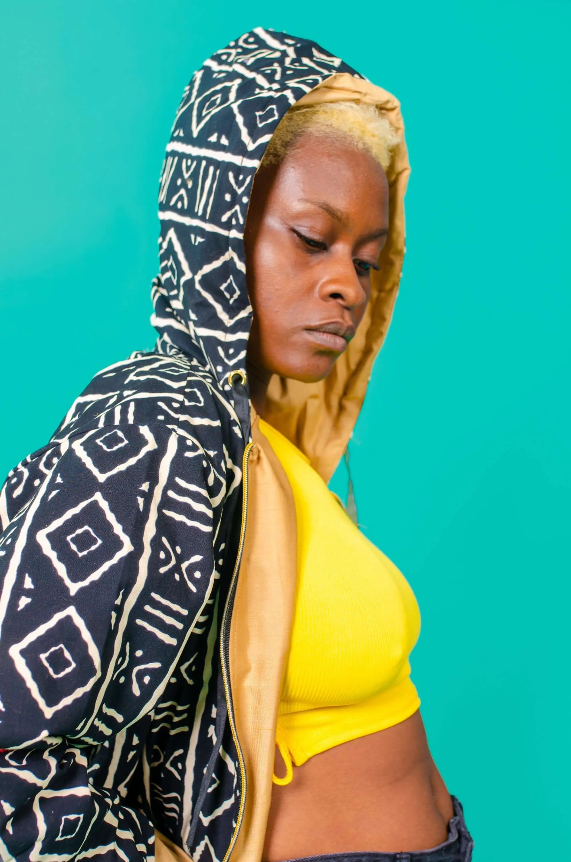 Mali African Print Oversize Jacket