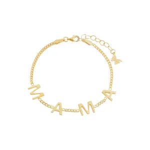 MAMA Block Name Bracelet