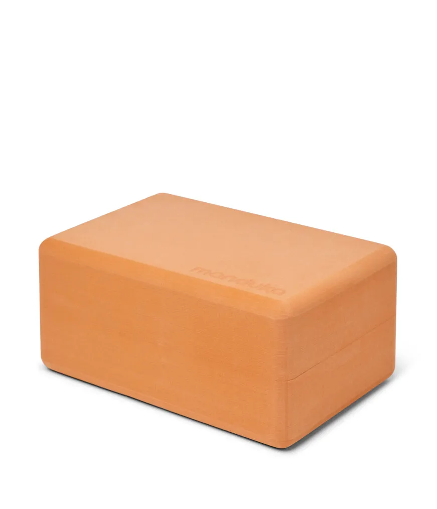 Manduka Recycled Foam Block - Papaya