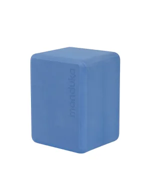 Manduka Recycled Foam Mini Travel Block  - Shade Blue