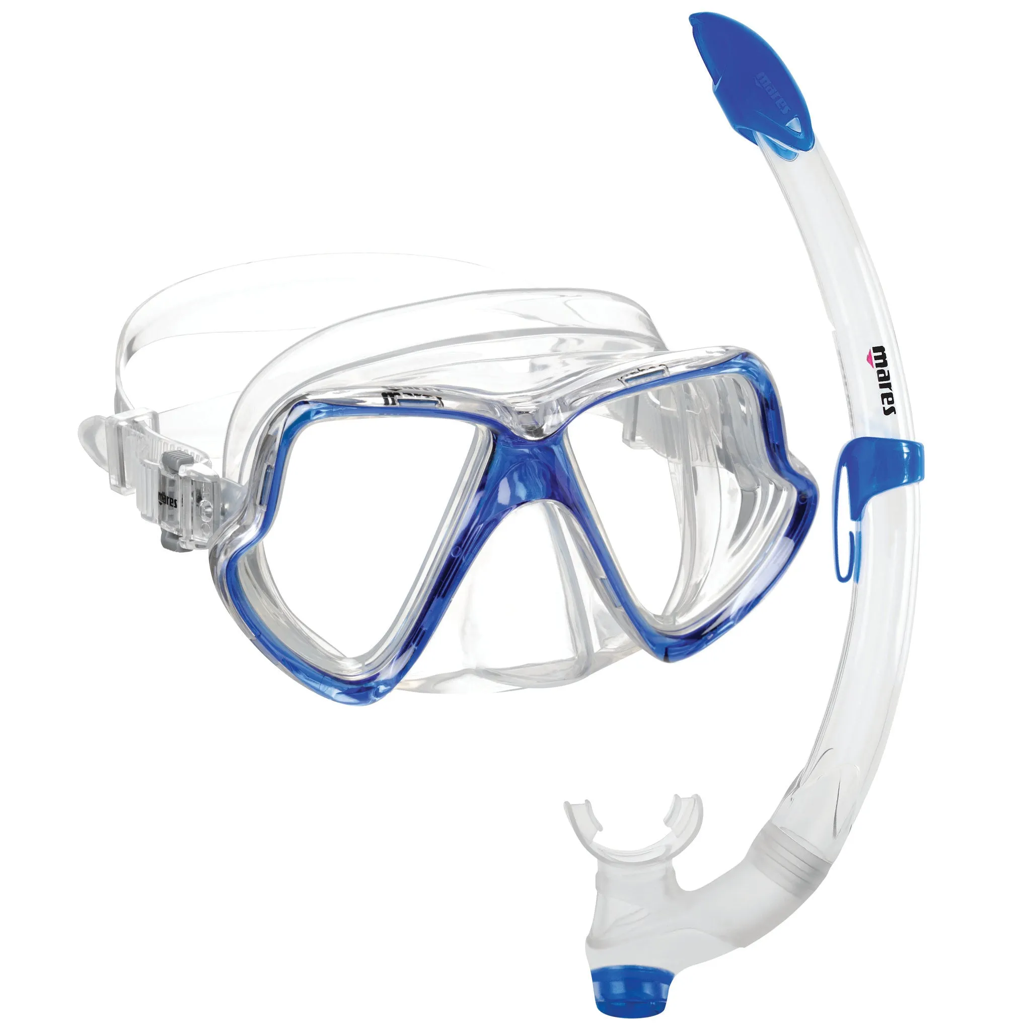 Mares Wide Vision & Manta Fins Snorkelling Set