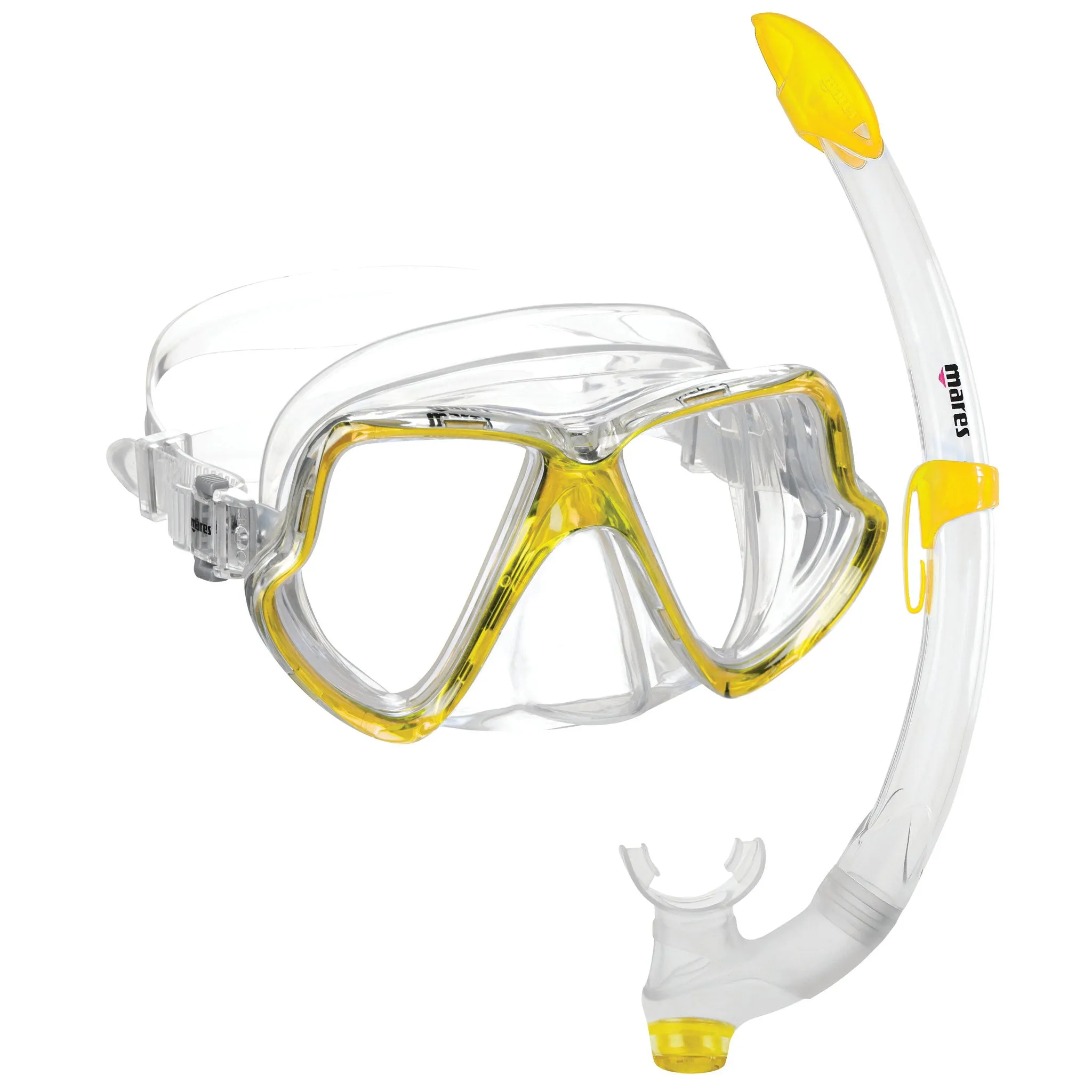 Mares Wide Vision & Manta Fins Snorkelling Set