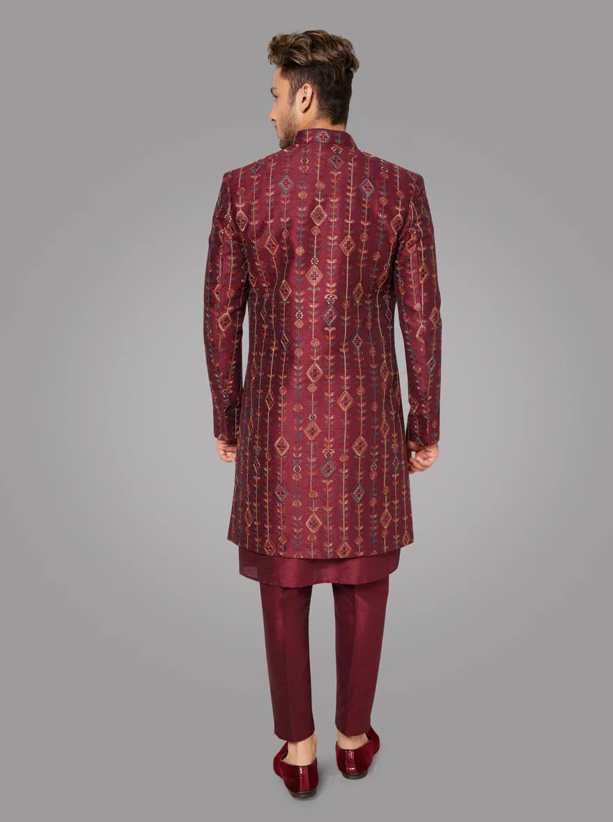 Maroon Indowestern | Azania