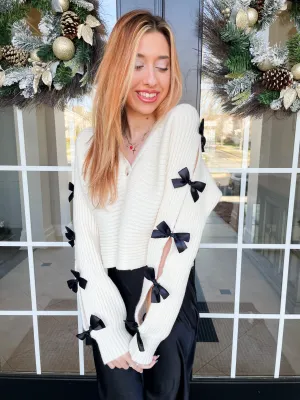 Matchmaker Bow Cardigan