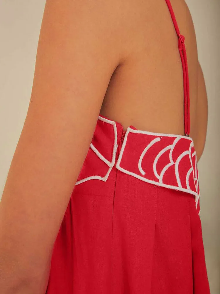 Maxi Belle™ | Women's Fish Print Maxi Dress | Lightweight Fabric, Sleeveless Design & Flowing Silhouette