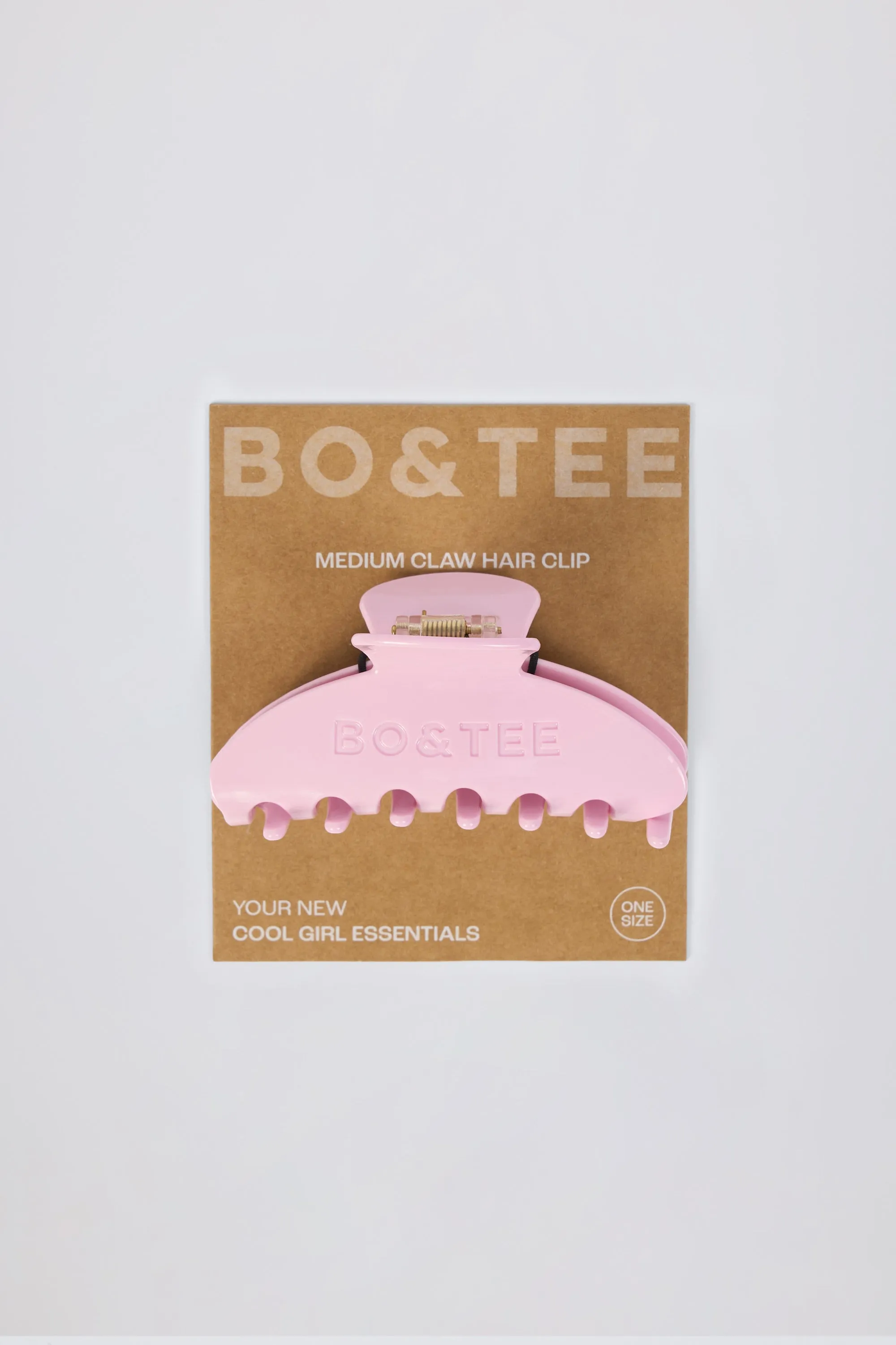 Medium Claw Clip in Baby Pink