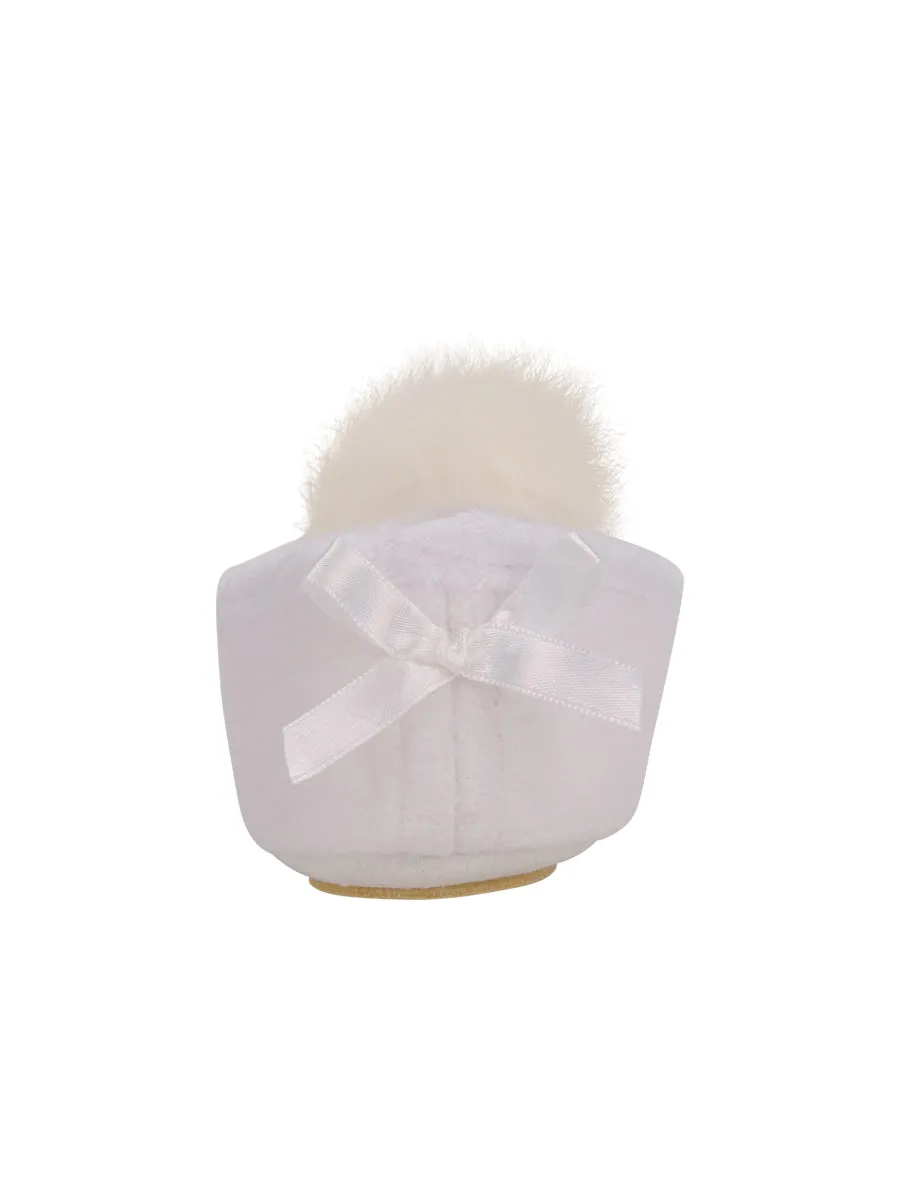 Meghan Faux Fur Pom Slipper