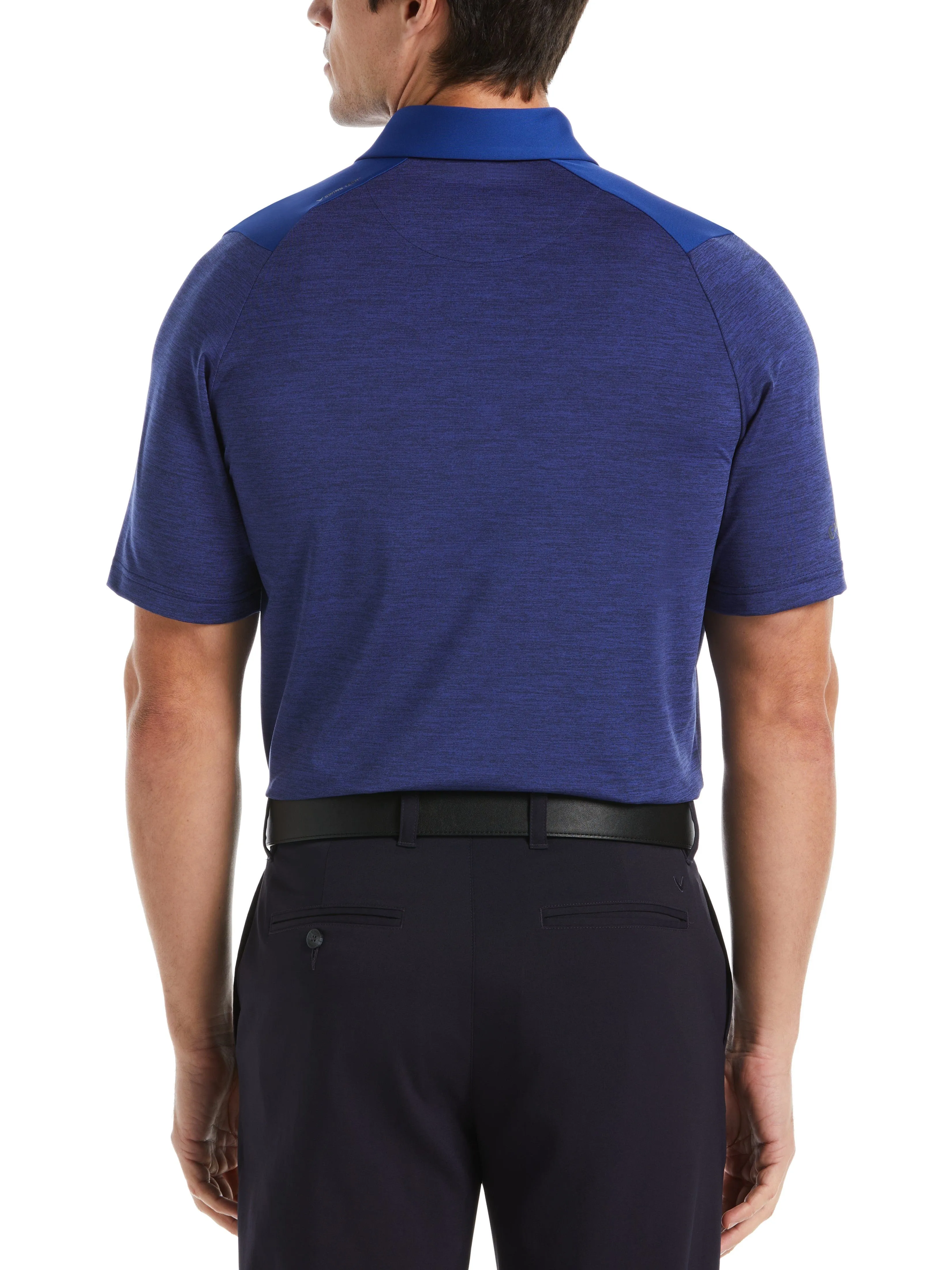 Mens Jaspe Color Block Golf Polo