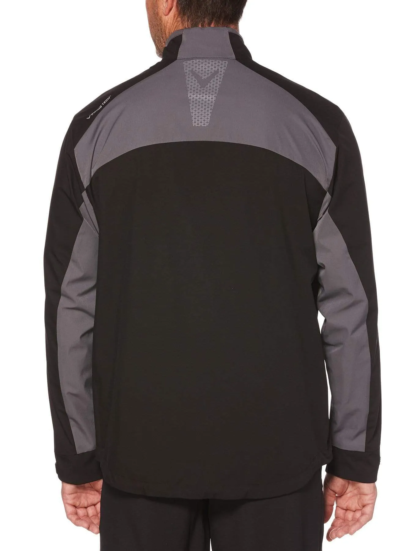 Mens Swing Tech™ Color Block 1/4 Zip Windshirt