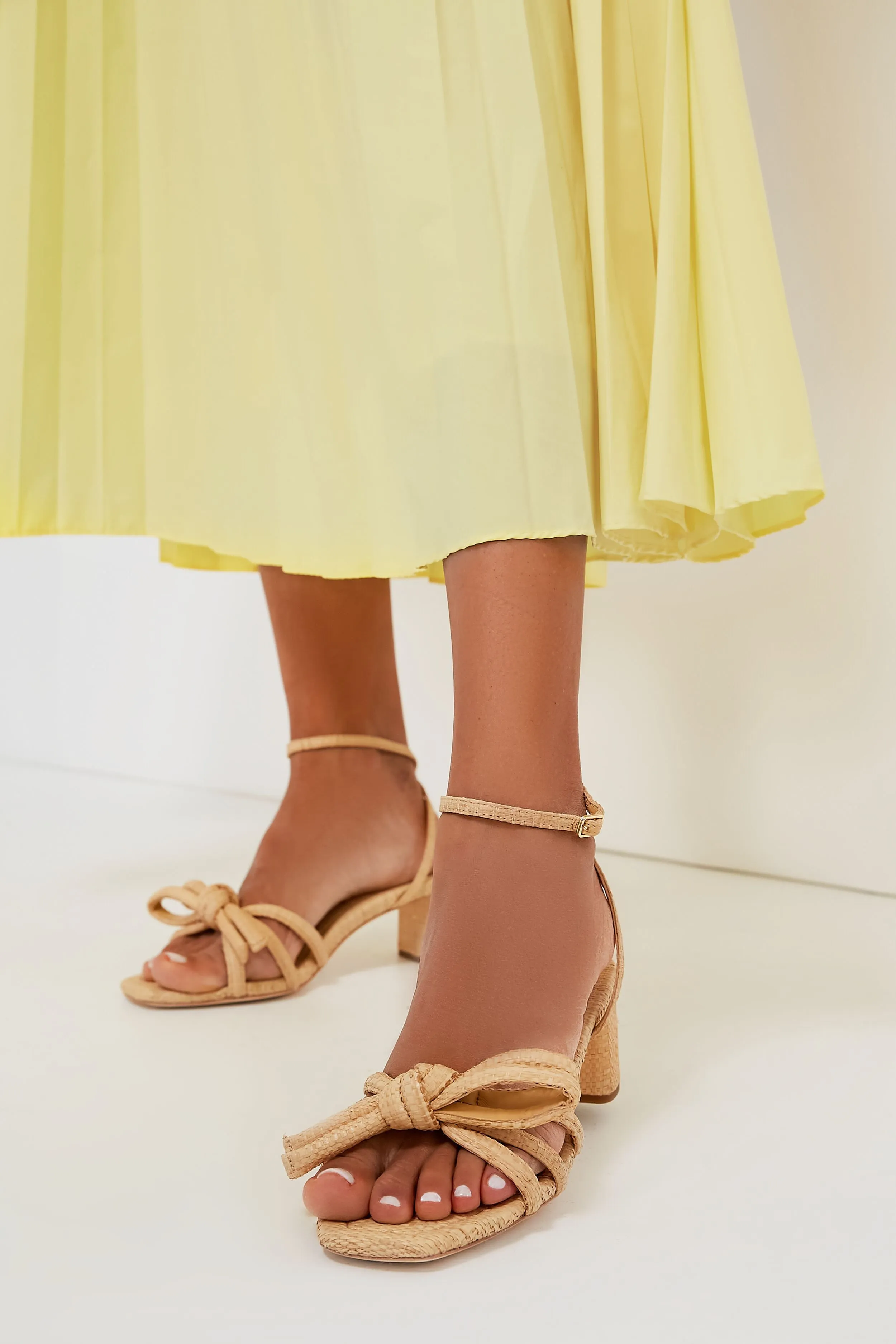 Mikel Mid Heel Bow Sandal