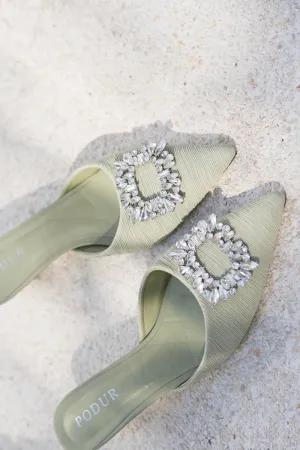 Mint mist mini heel