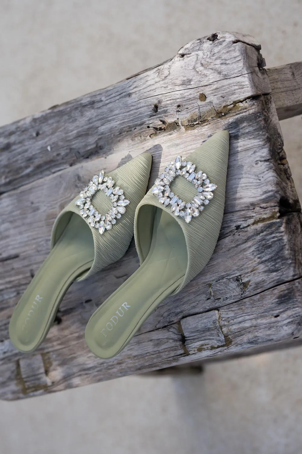 Mint mist mini heel