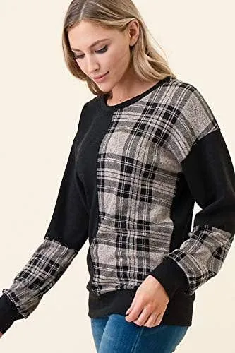 MINT PLUS PINK Womens Long Sleeve Sweater