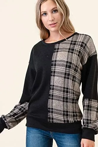 MINT PLUS PINK Womens Long Sleeve Sweater
