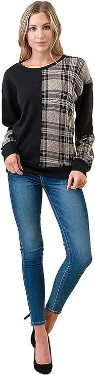 MINT PLUS PINK Womens Long Sleeve Sweater