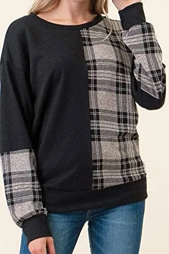 MINT PLUS PINK Womens Long Sleeve Sweater