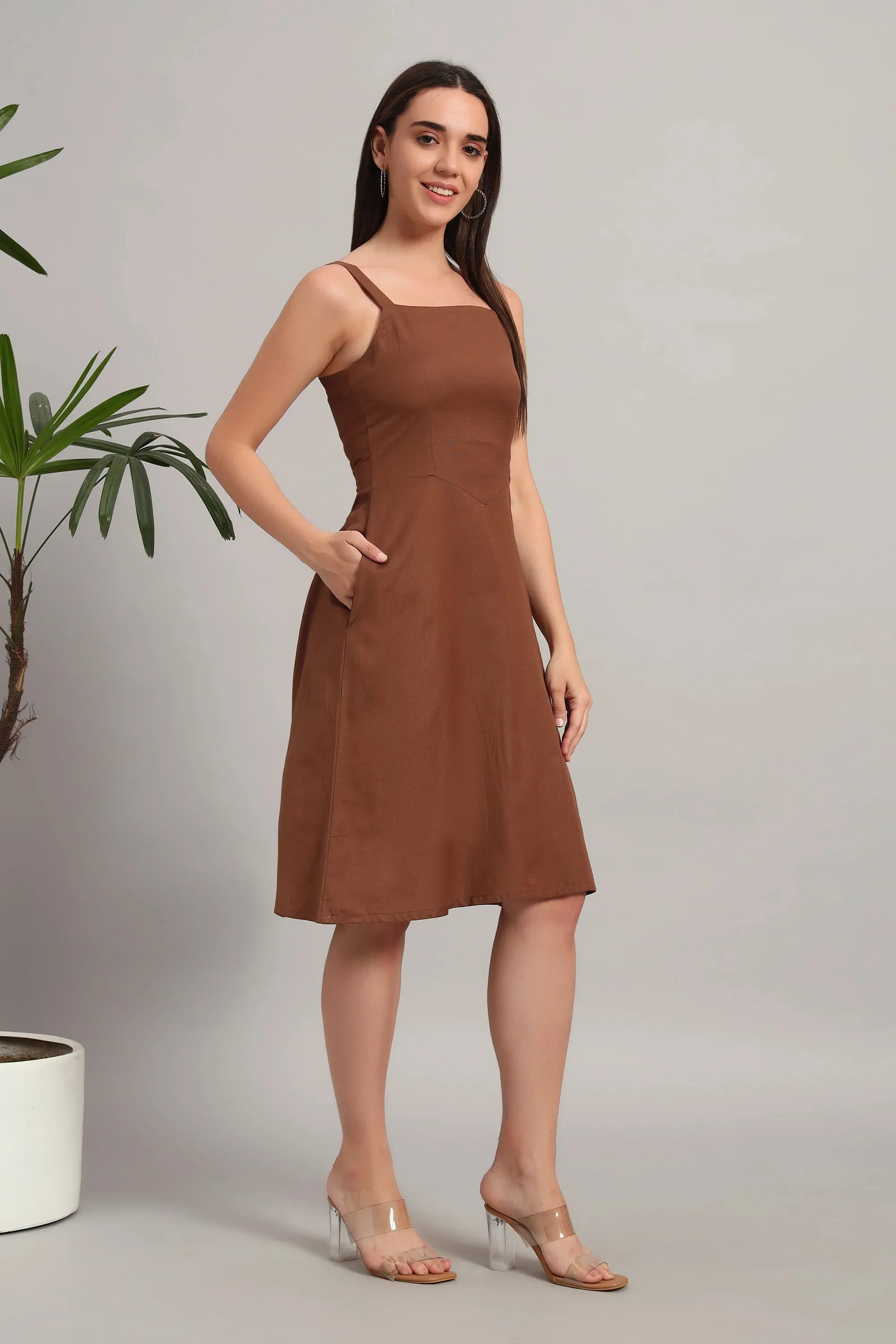 Mocha Muse Midi Dress