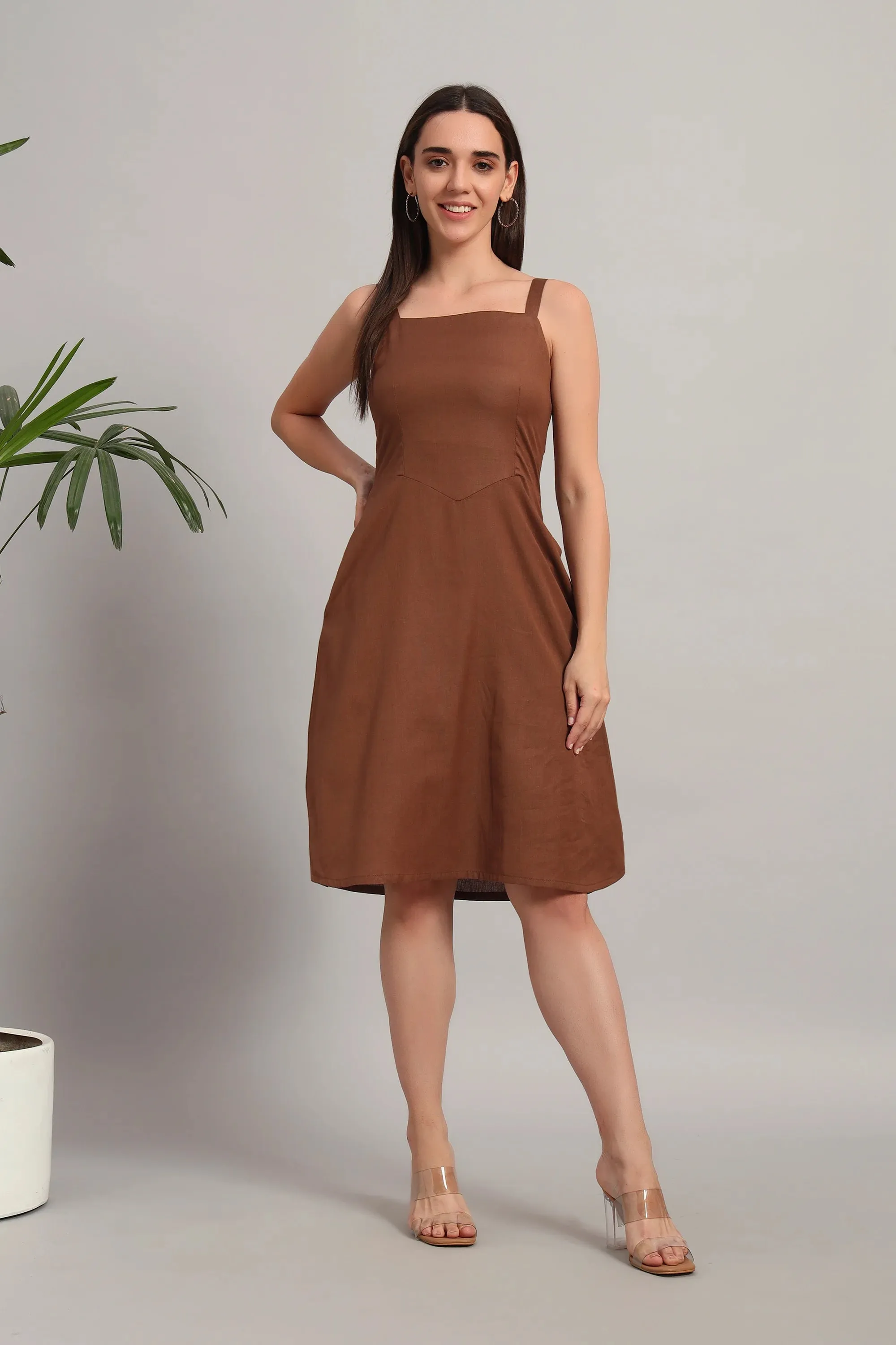 Mocha Muse Midi Dress