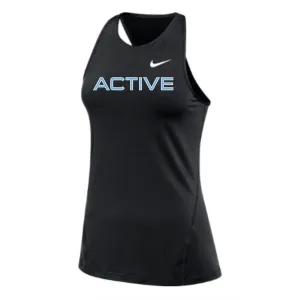 MOSSA Nike Women's All Over Mesh Tank (black) - Active Standard Logo