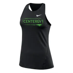 MOSSA Nike Women's All Over Mesh Tank (black) -  Centergy Graffiti Logo